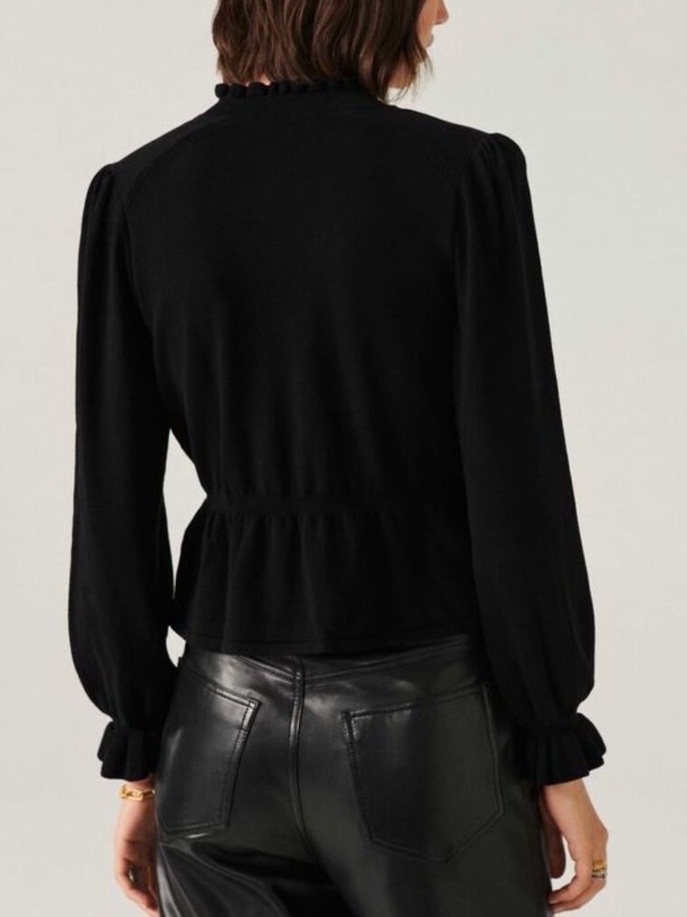 ba&sh Seoul Jumper in Noir Black - Picture 7 of 7